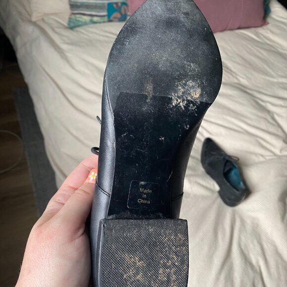 Beautiful Pointy Toe Real Leather Loafers - Picture 8 of 11